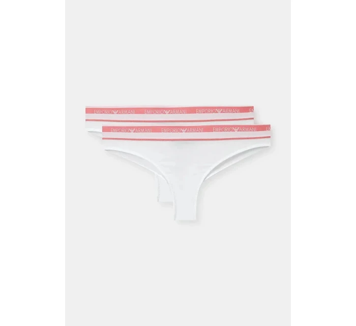 Dámske nohavičky 2Pack 163337 4R227 00010 White - Emporio Armani