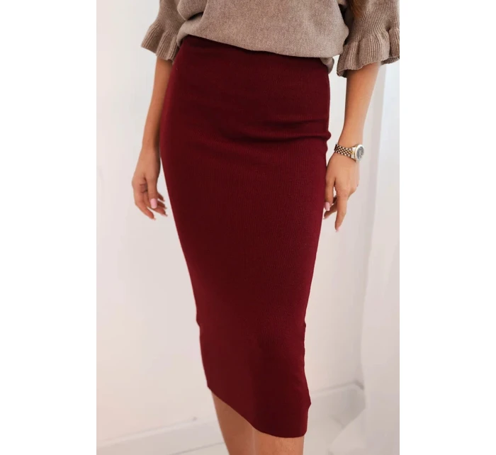 Dámská sukně model 21954787 bordó - Kesi