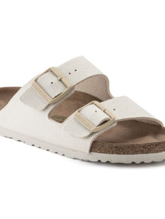 Birkenstock Arizona Vegan Women Textile Narrow Eggshell Žabky pre úzku nohu vegan (1022679)