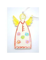 SADA DVOCH DIY anjelských príveskov 5x0,5x10,5 cm SADA DVOCH DIY anjelských príveskov 5x0,5x10,5 cm