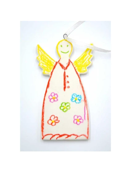 SADA DVOCH DIY anjelských príveskov 5x0,5x10,5 cm SADA DVOCH DIY anjelských príveskov 5x0,5x10,5 cm