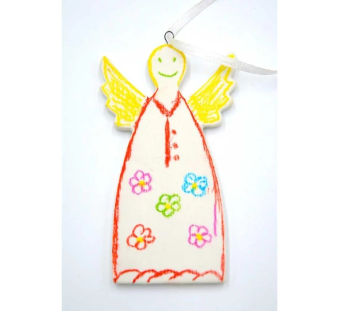 SADA DVOCH DIY anjelských príveskov 5x0,5x10,5 cm SADA DVOCH DIY anjelských príveskov 5x0,5x10,5 cm