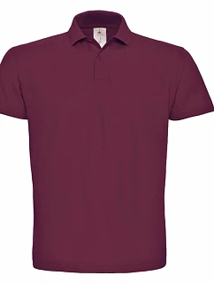 B&C ID.001 Piqué polo 01.ID01 vínová