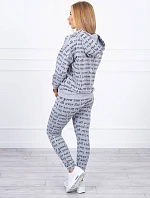 Šedá sada s potlačou