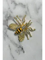 Brož  černý model 18754329 - K-Fashion