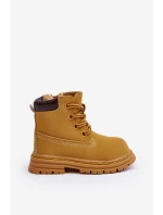 Dziecięce Botki Trapery Na Suwak Camel Bansi