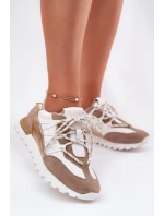 Kožené Polobotky Sneakers Dámské model 21693232 - Artiker