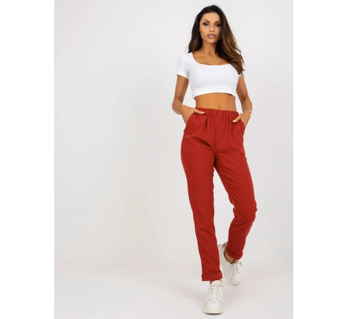 Nohavice LK SP 507801 1.06X tmavo oranžová