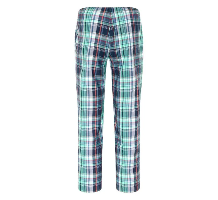 Pánske pyžamové nohavice 500772H B90 štvorfarebná modrá kocka - Jockey