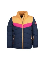 Dívčí zimní bunda s kapucí zateplená tmavě modrá model 21865683 - Trollkids