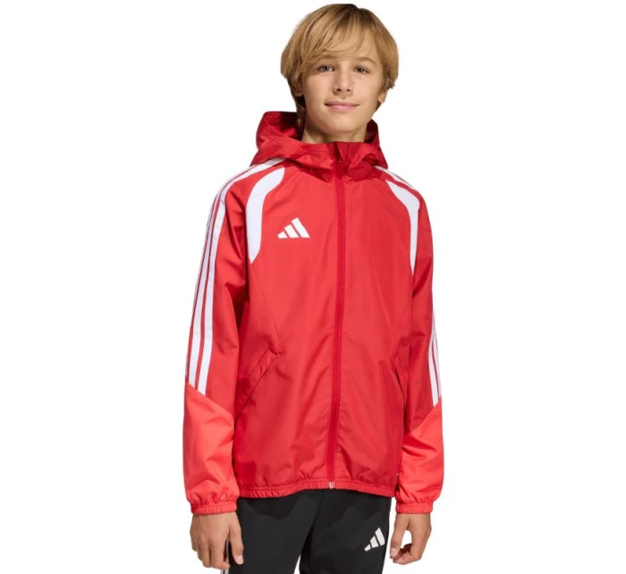 Detská bunda adidas Tiro 26 Competition All Weather červená KB0155