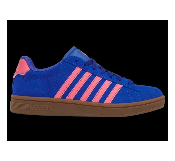 Tenisky K-swiss COURT TIEBRK II SDE DAZZLING BLUE/PINK LEMONADE/GUM-M (99492-480-M)