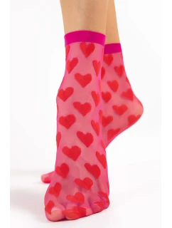 Fiore Beso 20 DEN G1181 farba: červená/magenta