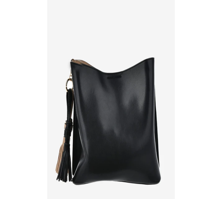 Mała Torebka Z Eko Skóry Big Star OO574139 Czarna Mała Torebka Z Eko Skóry Big Star OO574139 Czarna