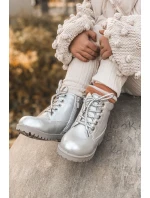 stříbrné teplé Dětské boty model 21506671 - Boto