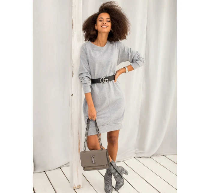 Šaty RV TU model 14827208 šedá - FPrice Šaty RV TU model 14827208 šedá - FPrice