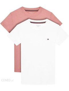 Dievčenské tričko 2Pack CN TEE SS UG0UG00307 0VP white/pink - Tommy Hilfiger