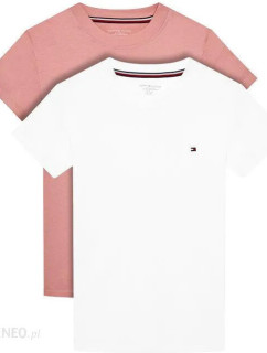 Dievčenské tričko 2Pack CN TEE SS UG0UG00307 0VP white/pink - Tommy Hilfiger
