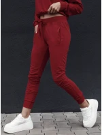 Dámské tepláky FITS bordó Dstreet model 21982287 - FashionStreet