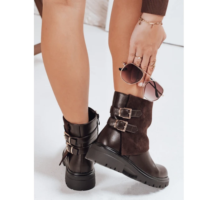 FashionStreet hnedé dámske topánky ZY1120