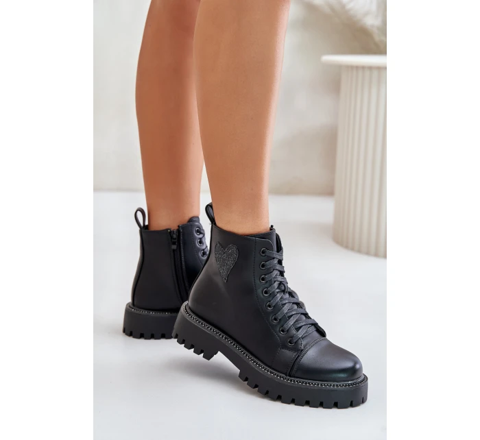 Boty Na Zip S Dekorativním Černé model 21671148 - Boto Boty Na Zip S Dekorativním Černé model 21671148 - Boto