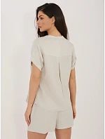 Blúzka D60103M11235B2 svetlo béžová Blúzka D60103M11235B2 svetlo béžová