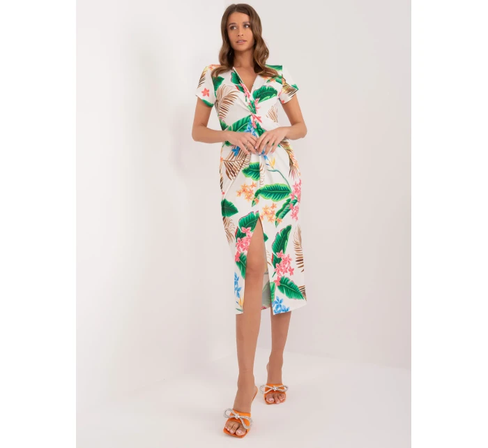 Sukienka DHJ SK  ecru model 20095155 - FPrice