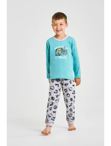 3496 CHLAPČENSKÉ DLHÉ PYŽAMO BENN 122-140 3496 CHLAPČENSKÉ DLHÉ PYŽAMO BENN 122-140