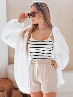 Dámské šortky HOT khaki Dstreet model 21987258 - FashionStreet