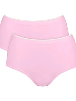 Dámske nohavičky GO Sense Highwaist 2P - PINK - ružová 1588 - SLOGGI