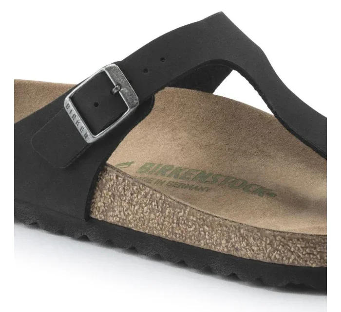 Birkenstock Gizeh Birko-Flor women's Narrow Black žabky pre úzke chodidlo vegan black (1020487) dámske