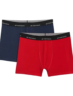 Pánske boxerky 4F M080 2-pack multicolor 4FWMM00UBXSM080 90S