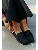 Zamszowe Mokasyny Damskie Big Star RR274948 Czarne