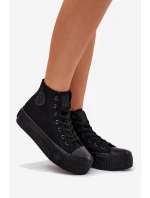 Dámské Tenisky Na Platformě Big Star model 21695240 Černé - Big Star Shoes