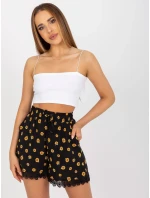 Šortky D73771M62233KA čierna