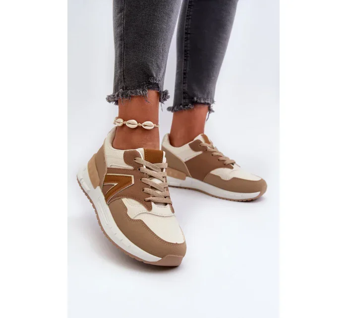 Dámske tenisky z ekokože, hnedé Vinelli Dámske tenisky z ekokože, hnedé Vinelli