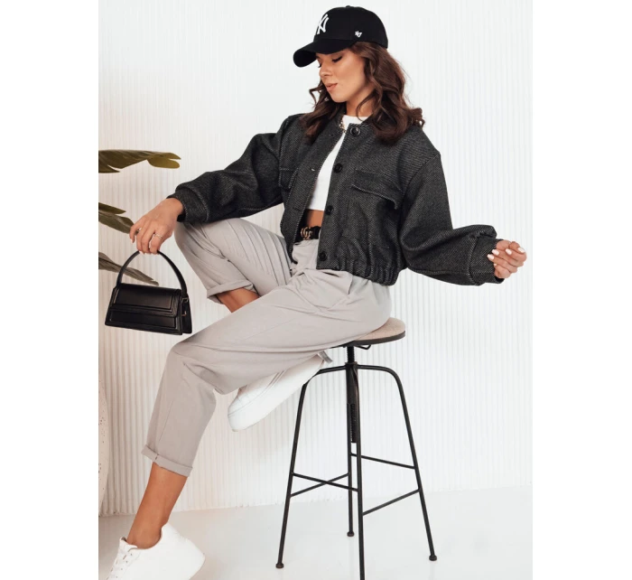 Dámská bunda bomber graphite Dstreet model 21972809 - FashionStreet