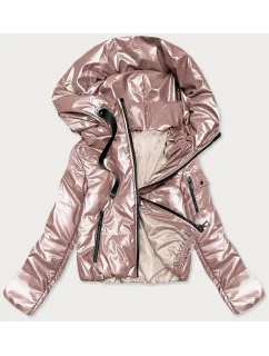 Krátká dámská bunda v růžové barvě model 18057103 - S'WEST