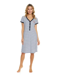 Dámske tehotenské tričko 5232 Marine - Doctornap