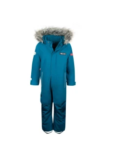 Detská kombinéza pre dievčatá/chlapcov Trollkids Kids Kirkenes Snowsuit nepremokavá modrá (387-174)