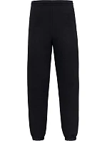 Fruit of the Loom Iconic Premium Joggingové nohavice s elastickými manžetami z hrubej bavlny 16.4056 čierne