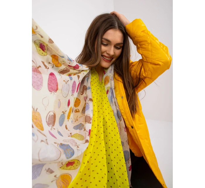 Šál-AT-CH-1801-bielo-žltý