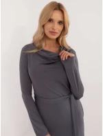 Šaty LK SK 509792.21P tmavo sivé Šaty LK SK 509792.21P tmavo sivé