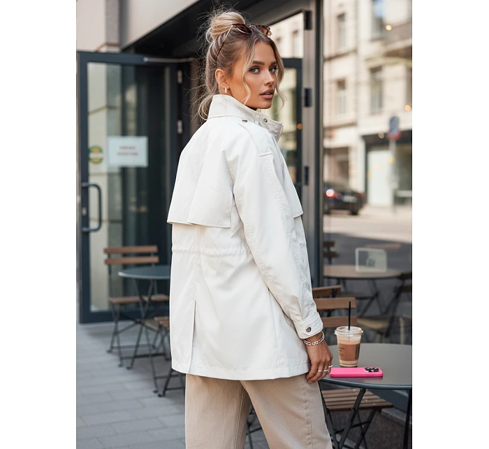 Dámská bunda parka bílá Dstreet model 21975122 - FashionStreet