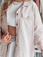 Dámska košeľová bunda OVERBOR pink FashionStreet TY4888