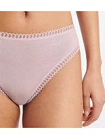 SLOGGI GO CRUSH - 3× vysoko strihané tangá z organickej bavlny Sloggi