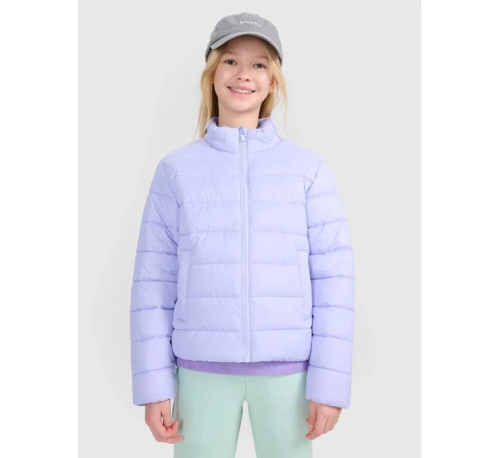 Dievčenská páperová bunda so syntetickou výplňou 4F 4FJWSS25TDJAF515-52S Dievčenská páperová bunda so syntetickou výplňou 4F 4FJWSS25TDJAF515-52S