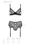 Passion Primula set farba:čierna