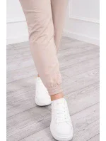 Souprava s halenkou béžová