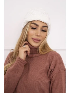 Roma Bis fleecová čiapka K235 biela